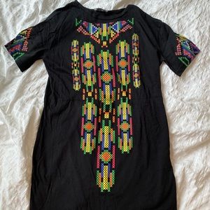Zara printed T-shirt dress size S
